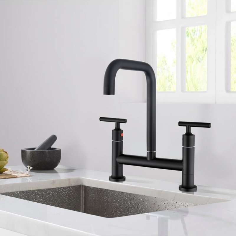 BATHLET Kitchen Faucet Side Spray, Matte Black