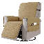 Housse pour fauteuil inclinable résistant à l'eau, housses antidérapantes pour fauteuil inclinable avec poche, housse de canapé inclinable lavable, protecteur de mobilier pour enfants, animaux de compagnie (grand, kaki)-3696478-81418104