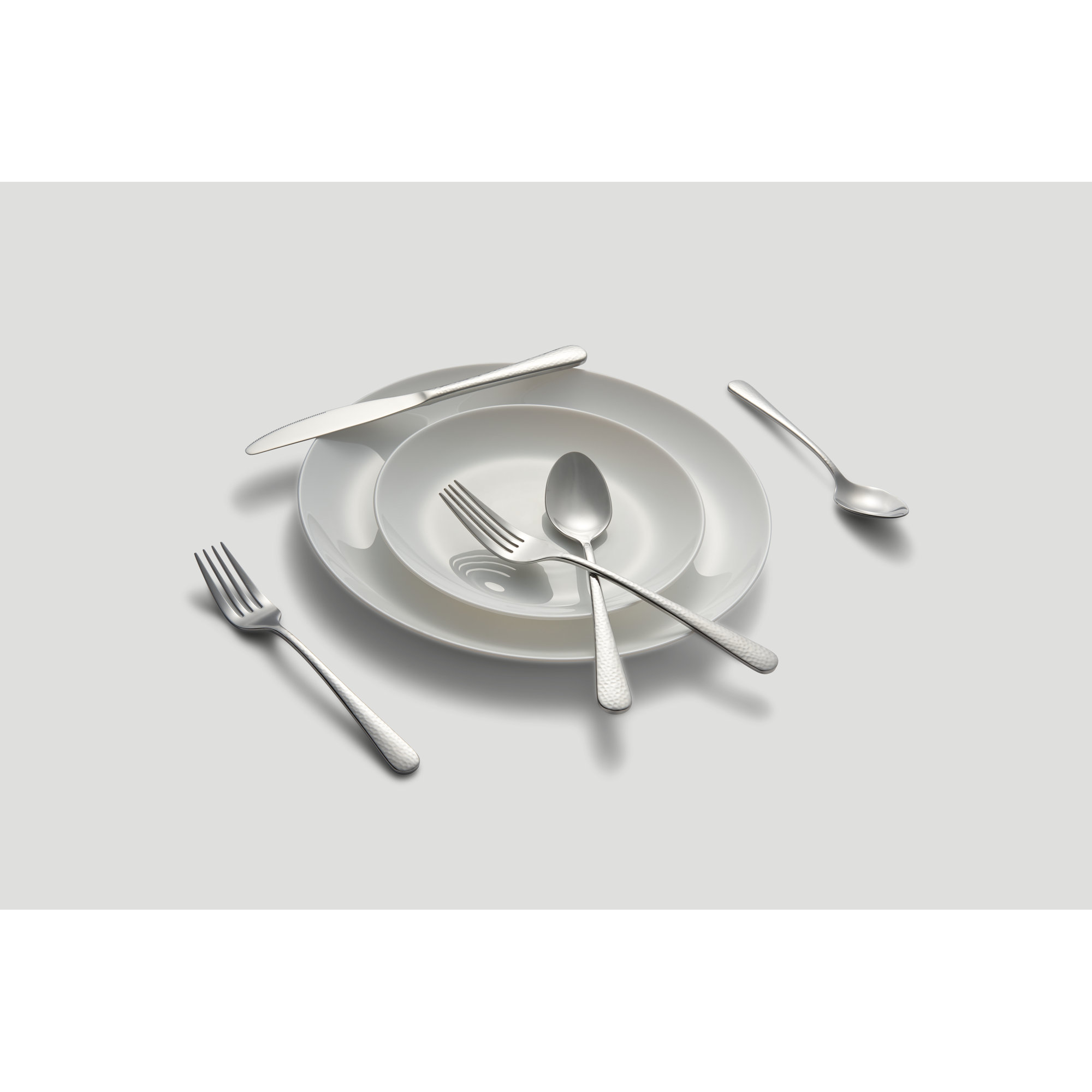 Keene 20 Piece Flatware Set, Service for 4, Silver