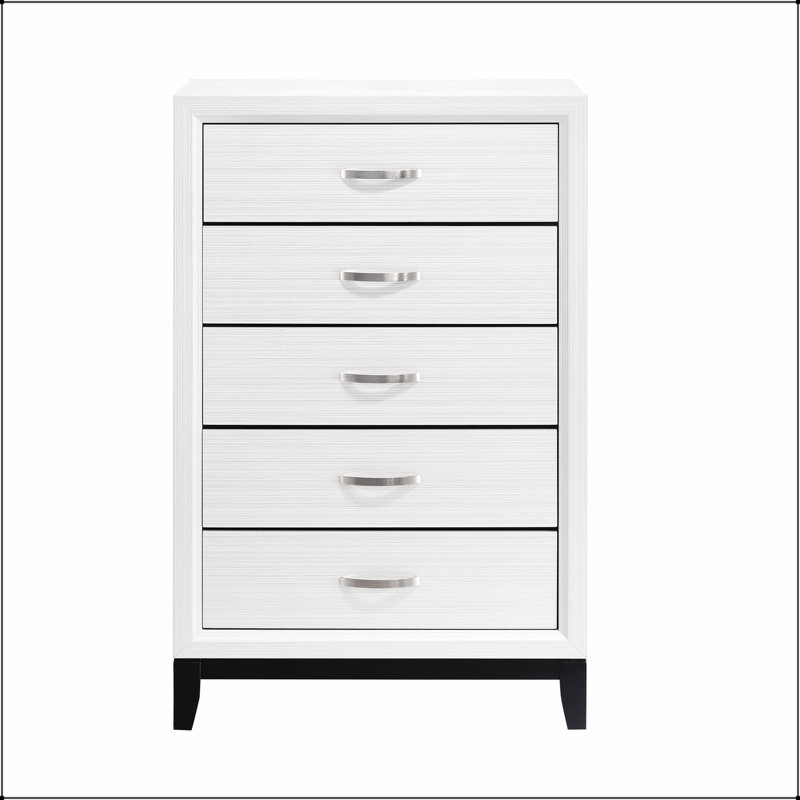 Commode de rangement 5 tiroirs Modern Contemporary