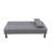 Light Gray Linen Convertible Sofa Bed