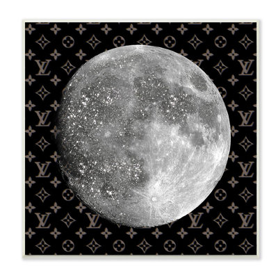 «Full Moon Patterned Sky Glam Fashion» par Ziwei Li - impression d'art graphique