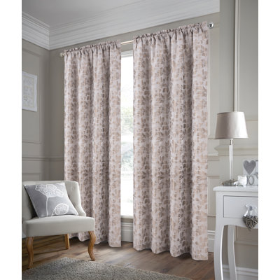 Jamie Leaves Room Darkening Window Curtain