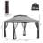 Easy to Setup Foldable Gazebo,Outdoor Patio Pop Up Canopy Gazebo Shelter with Zipper Netting,Carry Bag