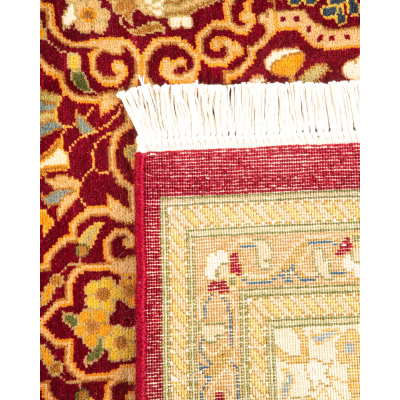 Classic One-of-a-Kind 2' 6" X 12' 1" Hand Knotted Area Rug
