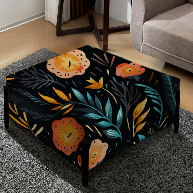 Grand repose-pieds Tribal Botanical