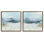 Ensemble de 2 toiles flottantes Abstract Mesa, design par June Erica Vess
