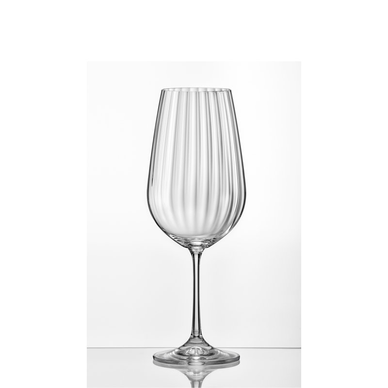 Viola Optic 12 oz. Crystal Red Wine Glass
