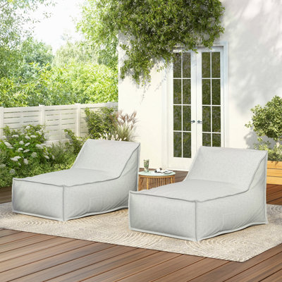 Fauteuil à billes d'extérieur, ensemble de 2