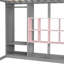 Lit mezzanine en bois avec garde-robe, tablettes et armoire-1165686099-1165686097