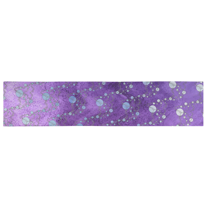 Avicia Table Runner, 72" x 16", Blue/Pink/Purple
