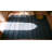 Large Size Blue Color Stripe Pattern Antique Flat Weave Dhurrie Rug