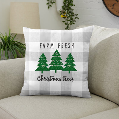 Embroidered Sunbrella® Outdoor Throw Pillow