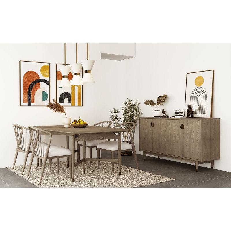 Finn 64'' W Solid Wood Server