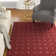 Togut Geometric Tufted Chili Red Area Rug