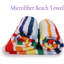 Latitude Run Microfiber Multi Stripe Bath Beach Towel