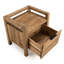 Casiano 55cm W Solid Wood Bedside Table