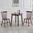 Round Table, All Solid Wood, Can Sit 2-4 People Diameter 31.5 Inches-1882857147