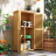 Armoire de rangement d'extérieur en bois 5 pi x 3 pi Outsunny