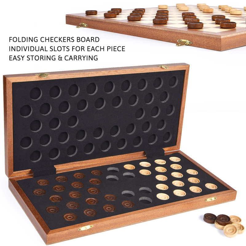 Bisiot 7.63'' L Manufactured Wood Game Set