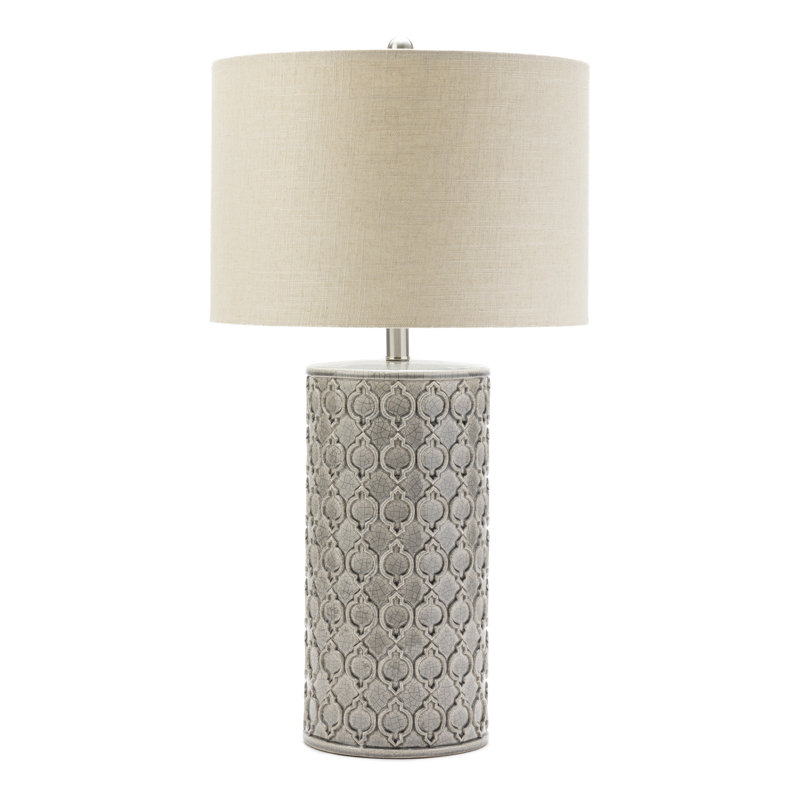 Lampe de table grise 30 po Allaire