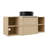 Wall-mounted vanity and storage shelf combination