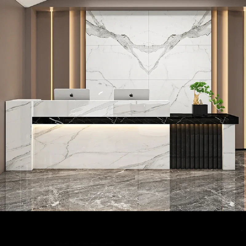 Clero Executive Desk, Black, Left