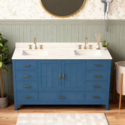 Freestanding Standard With Quartz Top