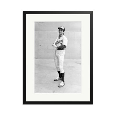 Elton John in the Dodgers Uniform