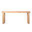Console rustique en bois naturel - Table d'entrée de 77 po au design campagnard moderne - Canapé long et étroit pour le salon, le couloir ou derrière le canapé - Finition bois clair