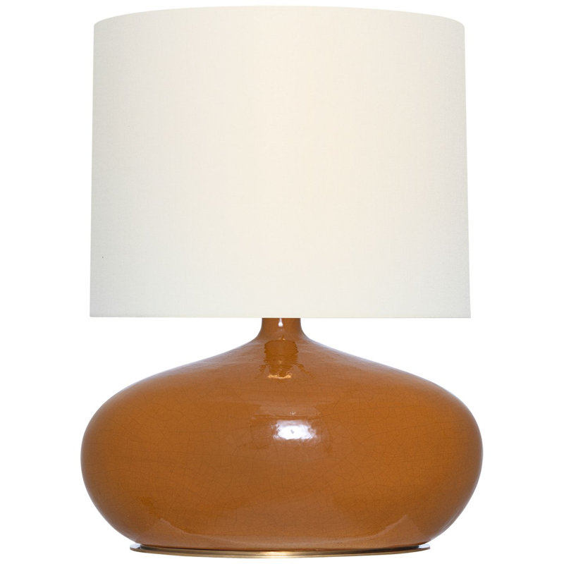 Olinda Table Lamp, Crackled Sienna