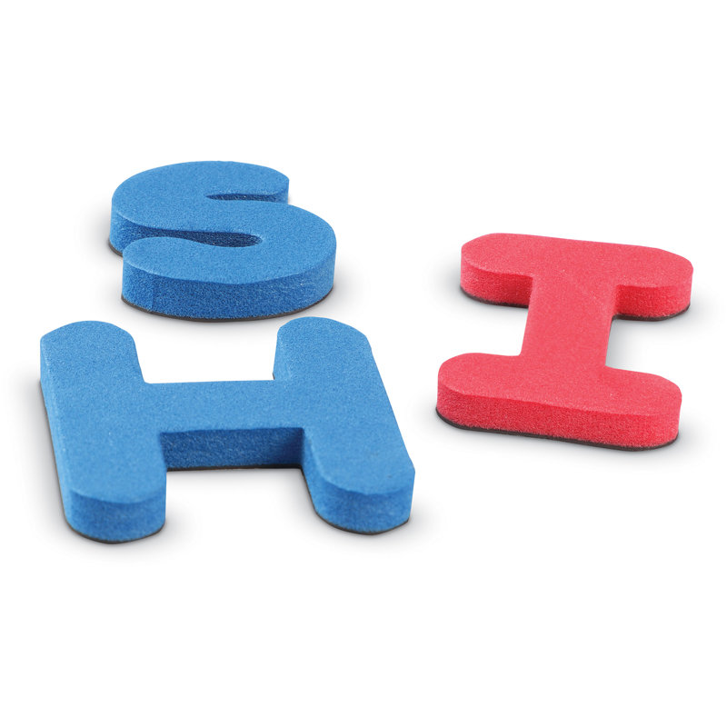 Lettres d'apprentissage magnétiques en mousse souple