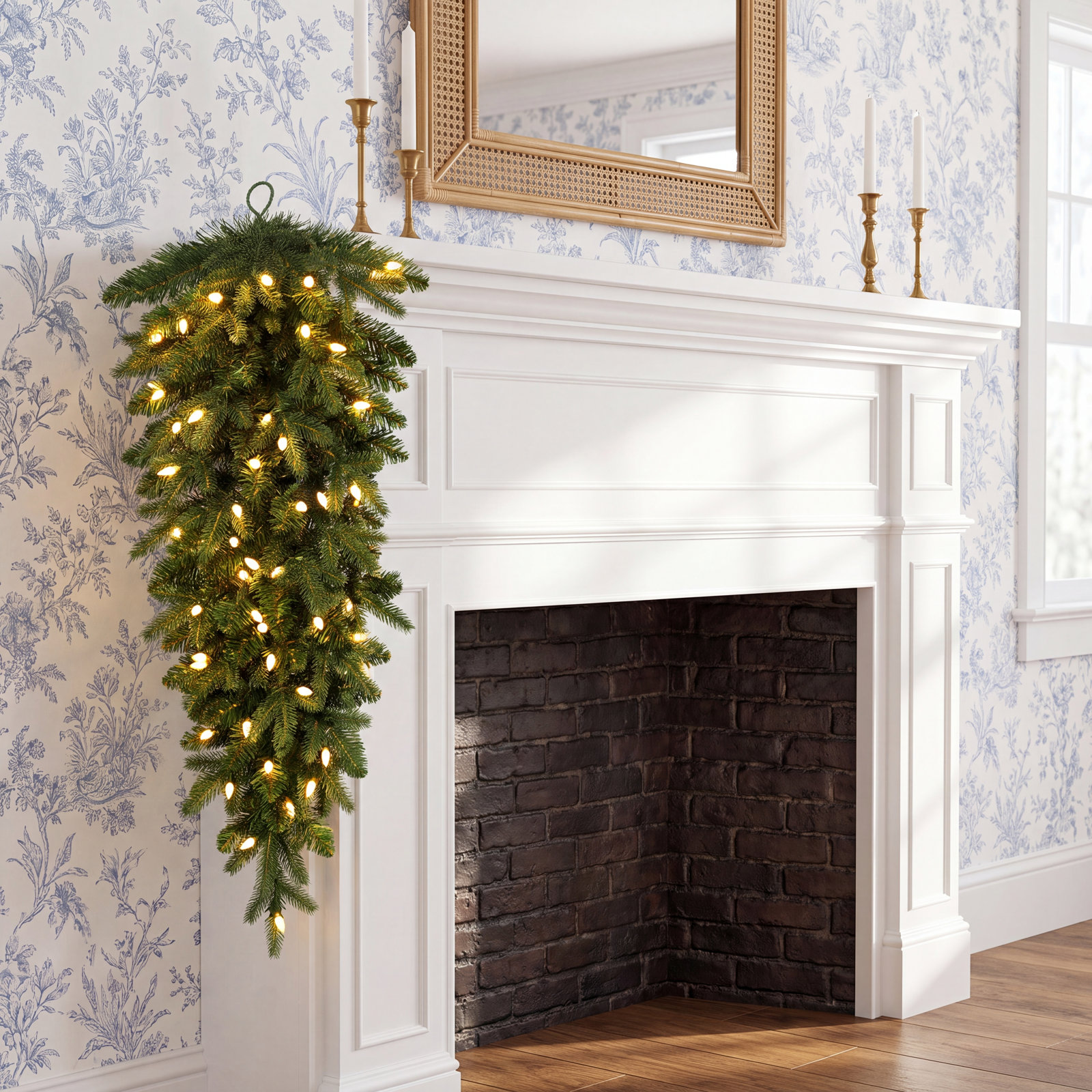Perina 36" Pre-Lit Christmas Swag