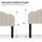 Vertical Channel Tufting Upholstered Adjustable Headboard-316146643-316146642