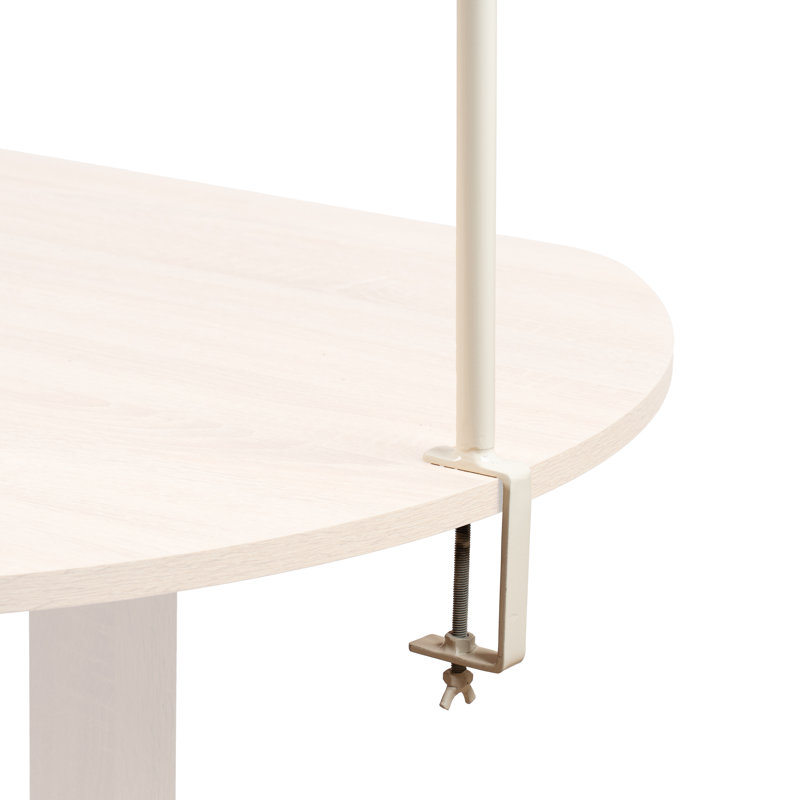 Over Table Display Rectangular Frame, 250cm H x 90cm W x 3cm D, White