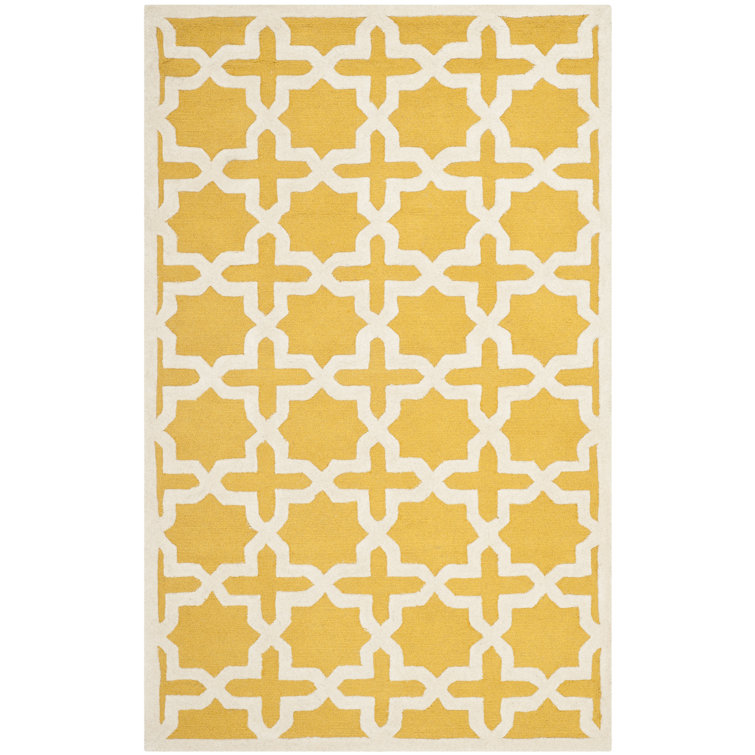 Igna Wool Yellow Area Rug