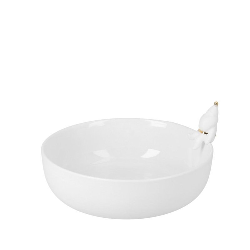 Plat en porcelaine Père Noël