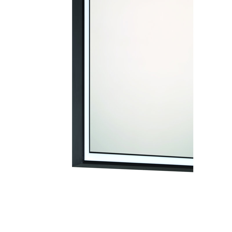 Miroir à DEL 32 po Nixon, Noir