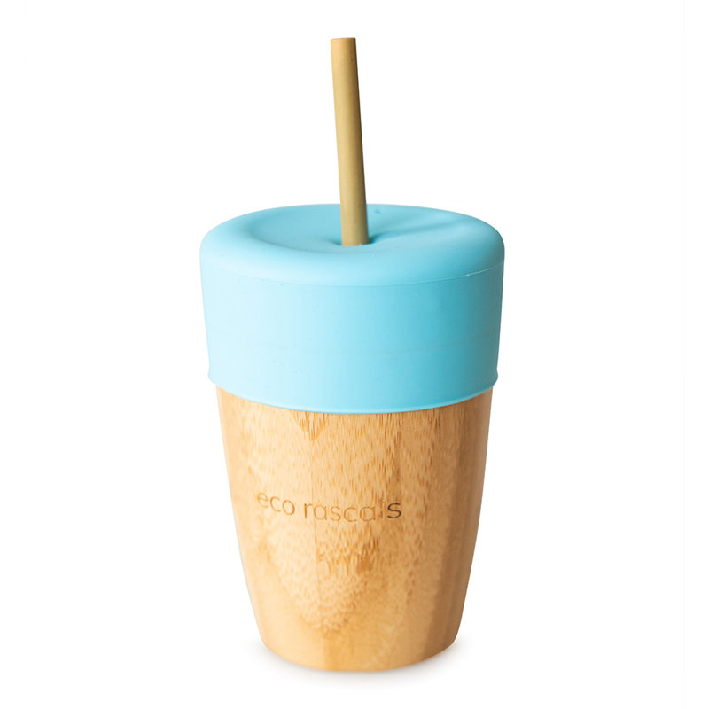 Bamboo Teacup, Blue