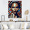 «Classy Portrait of Elegant African Lady I», reproduction sur toile