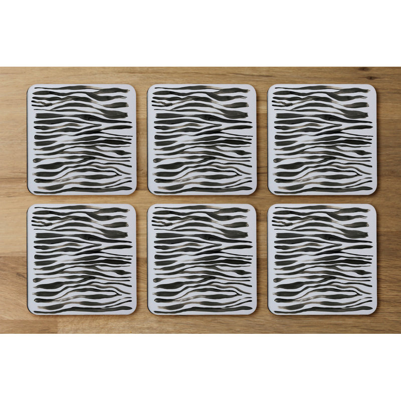 Square 6 Piece Coaster Set
