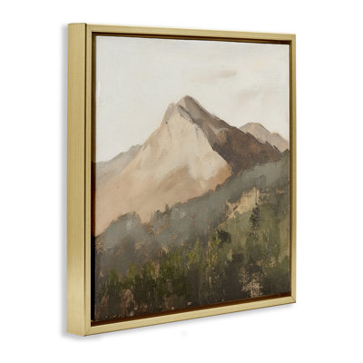 Cadre flottant Sierra Mountain Landscape, par Petal Prints Design