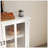 Modern Sideboard With Mahogany Veneer And Unique Metal Legs, Suitable For Study, Entryway, Hallway, Living Room, Foyer-797029658