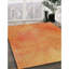 Tapis orange tissé à la machine-279125988