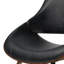 Chaise rembourrée Malden avec structure ergonomique en bois massif et style Mid-Century moderne-866862964