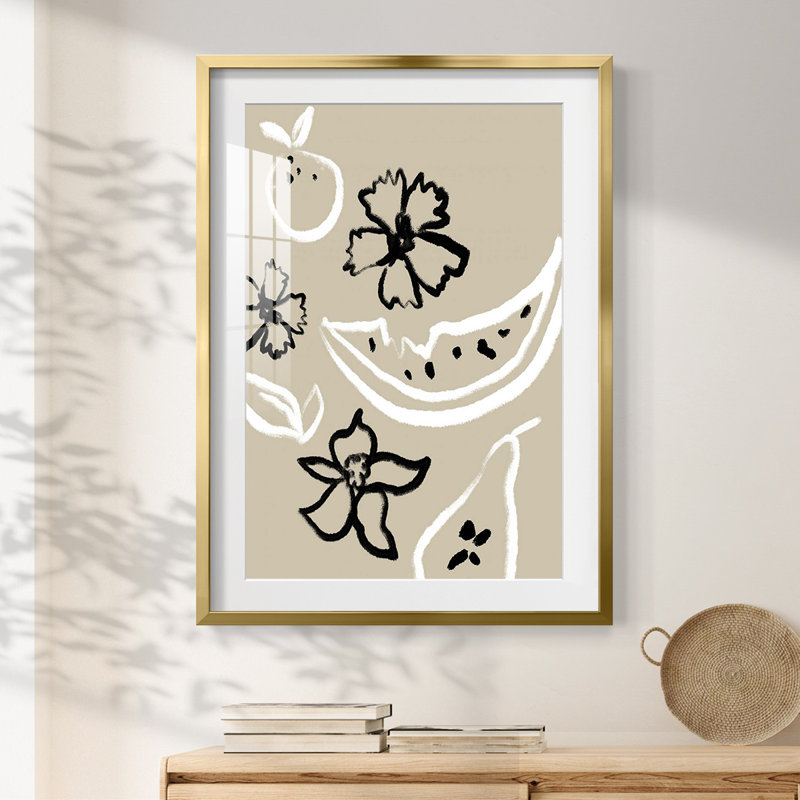 Inner Circles I -Gallery Wrapped Canvas, 28.5" H x 20.5" W, Gold