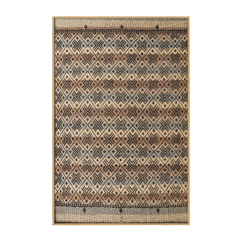 Abstract Indoor Rug, Rectangle 5' x 7'