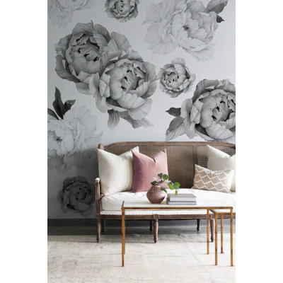 Ensemble d'adhésif décoratif 9 pièces pivoines de minuit