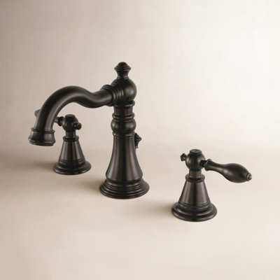 Victorian Widespread Faucet with Pop-Up Drain