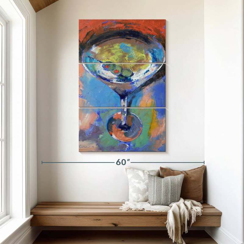 Yarlin Bar Martini, 50" H x 32" W